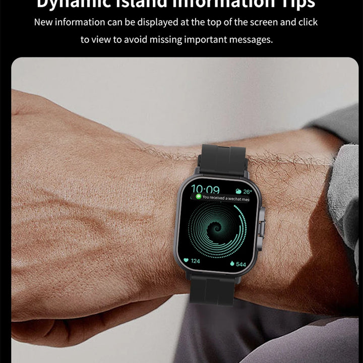 2024 Smart Watch 2 in 1 With Earphone Smartwatch Bluetooth Call Men Watch GPS Track Heart Rate Monitor Play Music SmartWatch