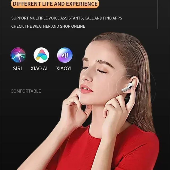 TWS Pro6 Earphone Bluetooth Headphones with Mic 9D Stereo Pro 6 Earbuds for Xiaomi Samsung Android Wireless Bluetooth Headset
