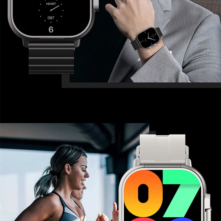 2024 Smart Watch 2 in 1 With Earphone Smartwatch Bluetooth Call Men Watch GPS Track Heart Rate Monitor Play Music SmartWatch