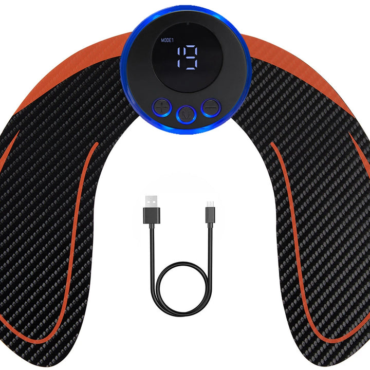 USB Rechargable EMS Muscle Stimulator Electric Massage Therapy Pain Relief Digital Meridian Full Body Massager Fitness