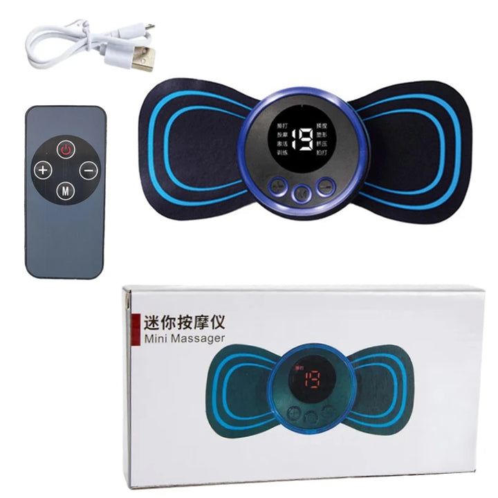 Neck Rechargeable Massager Electric Neck Massage Cervical Vertebra Massage Patch for Muscle Pain Relief,Support Dropshipping
