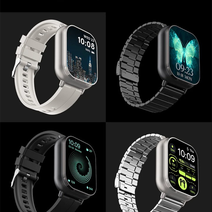 2024 Smart Watch 2 in 1 With Earphone Smartwatch Bluetooth Call Men Watch GPS Track Heart Rate Monitor Play Music SmartWatch