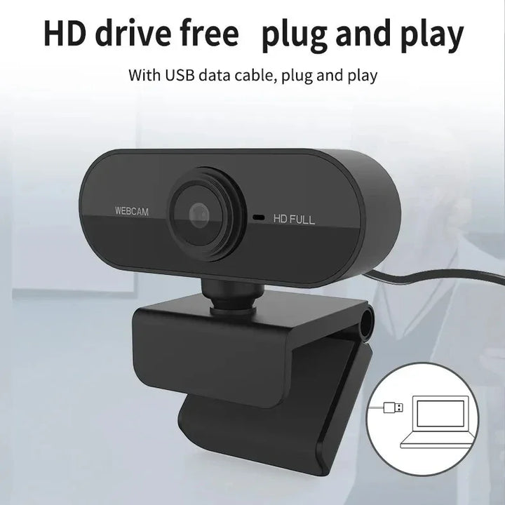 Web Camera For Work With Microphone Tripod Camera 1080P HD Computer HD USB Camera  Built In Microphone USB Network Camera