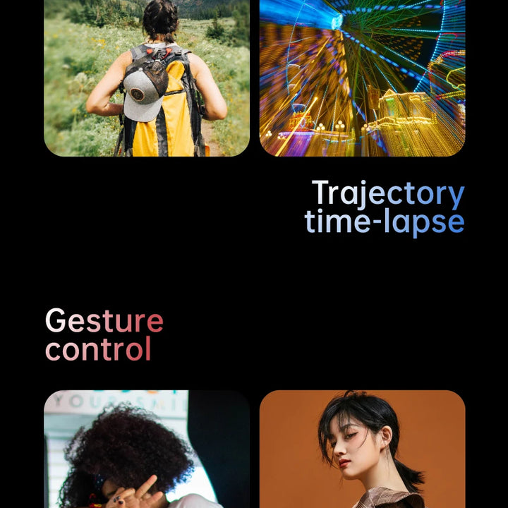 AOCHUAN 3-Axis Handheld Gimbal Stabilizer SmartXE for Smartphone for iPhone Android AI Face Tracking TikTok Vlog