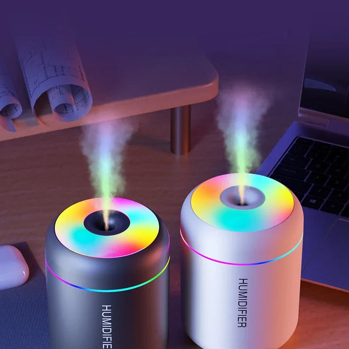 180ML Mini Air Humidifier USB Electric Aroma Diffuser Essential Oil Purifier Aromatherapy Mist Maker Lights For Car Home Bedroom