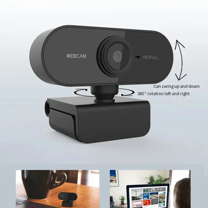 Web Camera For Work With Microphone Tripod Camera 1080P HD Computer HD USB Camera  Built In Microphone USB Network Camera