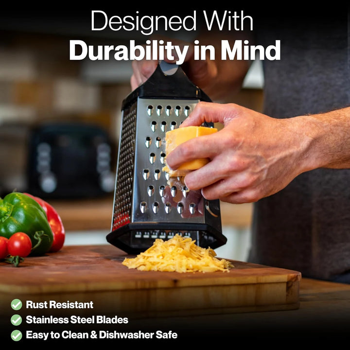 Multifunctional Vegetables Box Grater Stainless Steel 6 Sides Slicer Shredders Manual Cheese Potato Graters Kitchen Accessories